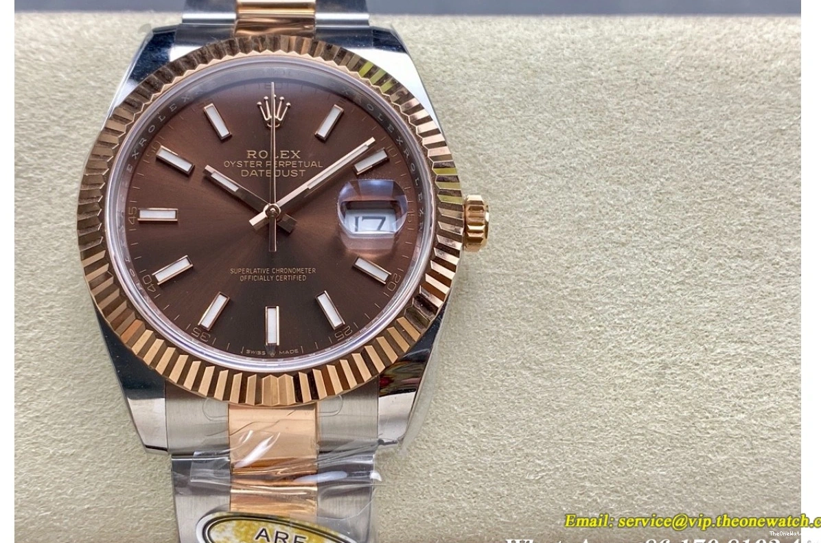 RG SS Heavy Datejust 41mm Brown Stk Version) 126331 Oys ARF SH3235(Tungsten 0203